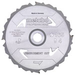 Metabo 628287000 Circular Saw blade 160x20mm 4 cogs 1pc