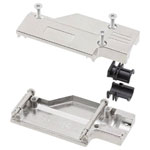 MH 6560-0501-01 MHDCMR09-RA-K D-SUB Housing 9 Pins Metal 90° Silver