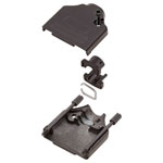 MH 6560-0815-01 D-SUB Housing 9 Pins Metal 180° Black 1pc