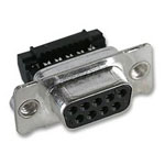 MH MH10591 D-SUB Receptacles 9-Pin 180° Cut & Clip 1pc