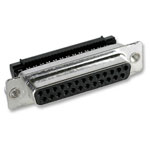 MH MH10593 D-SUB Receptacle 27 Pins 180° Cut & Clip 1pc