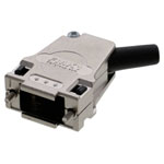 Molex 1727040095 Metal Backshell For D-sub 45° Outlet 4-40 Unc Screws