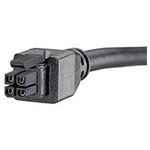 Molex 2451320410 Micro-fit Cable Assembly 1m 4 Circuits Black