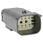 Molex 334824801 Mx150 Connector 8 Circuit Male Black Dual Row Key A