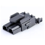 Molex 428160212 Mini-fit Sr. Receptacle 2-pin 10mm Pitch Black Housing