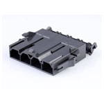 Molex 428180412 Mini-fit Sr. Socket Housing 4 Pins 10mm Pitch Black