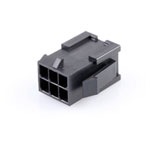 Molex 430200600 Micro-fit 3.0 Plug Housing 6 Pin 3mm Spacing Black