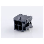 Molex 430450409 Micro-fit 3.0 4-pin 3mm Pitch Right-angle Header Tape Reel