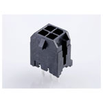 Molex 430450412 Micro-fit Header 4-pin 3mm Pitch Dual Row Black Tin