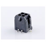 Molex 430450418 Micro-fit Vertical Header 4 Pins 3mm Pitch Black