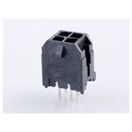 Molex 430450427 Micro-fit 3.0 Header 4 Pins 3mm Dual Row Black