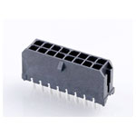 Molex 430451612 Micro-fit 3.0 Header 16-pin 3mm Dual Row Black