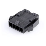 Molex 436400400 Micro-fit 3.0 Plug 4-pin 3mm Spacing Black