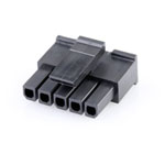 Molex 436450500 Micro-fit 3.0 Socket Housing 5 Pin 3 Mm Black Ul 94v-0