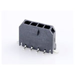 Molex 436500424 Micro-fit 3.0 Header 4 Circuits Solder Tab Black