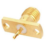 Molex 732510250 SMA Connector Socket 50 Ω Flange Solder Pot Steel