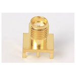 Molex 732511150 SMA Connector 50 Ohm Jack Edge Mount Gold Plated