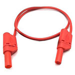 Mueller 22.421-.25M-2 Test Lead 4mm Jack to Jack 0.25m Red 1pc