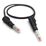 Mueller 22.451-1M-0 Test Lead 4mm Jack 1m Black 1pc