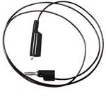 Mueller BU-2030-A-24-0 Test Lead 4mm Alligator Clips 0.6m Black