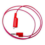 Mueller BU-2030-A-60-2 Test Lead Red 1.5m 4mm Plug & Alligator Clip