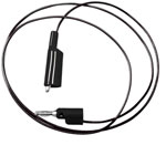 Mueller BU-2030-A-96-0 Test Lead 4 mm Banana Plug 2.4 m Black