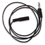 Mueller BU-2031-A-24-0 Test Lead 0.6m Black Mini Alligator Clip