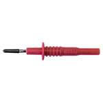 Mueller BU-26106-2 Test Probe CAT III 1000V Red Insulated Clip-on 2mm