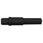 Mueller BU-32603-0 Jack Plug Black 4mm Banana Solder 18-14 AWG