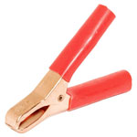 Mueller BU-46C-2 Mini Copper Battery Clip Red Clamping 29mm Length 74mm