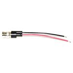 Mueller BU-5100-A-4-0 Test Lead BNC Plug 0.1m Black/Red PVC Insulated