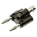 Mueller BU-P1269 Jack Plug 4mm Black BNC to Banana Conversion 1pc