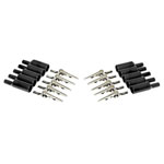 Mueller BU-P2240-0 Alligator Clip Set: 10 Clips 54.61mm Black