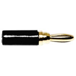 Mueller BU-P3690-0 Insulated Mini Banana Plugs 3mm Gold Contacts 10pcs