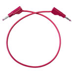 Mueller BU-P4911B-24-2 Banana Plug 0.6m Red Stackable Retractable