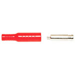Mueller BU-P5167-2 Banana Socket Red 4mm Insulated Solder/Crimp 18-22 AWG
