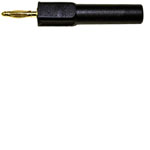 Mueller BU-P72914-0 Jack Plug Black Adapter 4mm Banana to 2mm Socket
