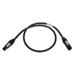 Neutrik 1027564 Series Current Cable 1m Black Single Pack