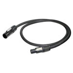 Neutrik 1027565 Current Cable 2m Black with powerCON TRUE1 TOP H07RN