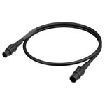 Neutrik 1027569 Cable 2m Black with powerCON TRUE1 TOP H07RN for Events