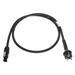 Neutrik 1027577 Cable Black 1.5m PowerCON TRUE1 EN IEC 60320-1 Certified