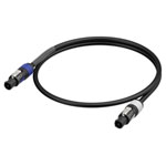 Neutrik 1036398 Essential Series Current Cable Black 1.00 m Reliable