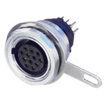 Neutrik MPF12-V miniCON 12-Pin Vertical Bullet Connector Socket