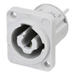 Neutrik NAC3MPXXB powerCON Plug 2+PE 20A Grey Vertical Mount