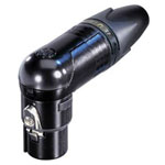 Neutrik NC10FRX-14-B RX Series XLR Connector Right Angle 10 Pins Black