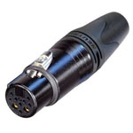 Neutrik NC10FXX-14-B Connector RX Series Straight 10 Pins Black