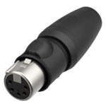 Neutrik NC5FX1-TOP-14 X-TOP Series Heavy-Duty XLR Connector 5-Pin Black