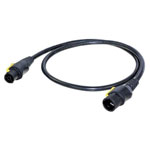 Neutrik NKPF-M-A-3 Cable 3m Black PowerCon Plug/Socket 1pc