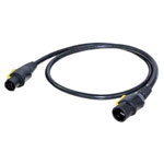 Neutrik NKPF-M-B-1.5 PowerCon Cable 1.50m Black-Yellow 1pc