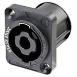 Neutrik NL2MPXX Speakon Socket 2-Pin Black 1pc Secure & Reliable